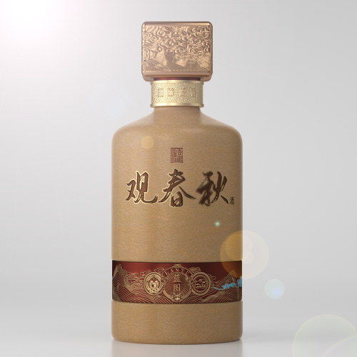 贵州酱香白酒观春秋酒包装设计